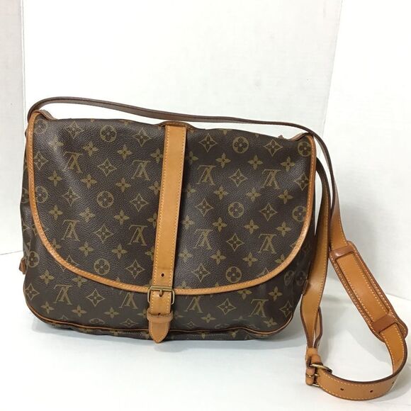 Louis Vuitton Vintage Monogram Double Sided Crossbody Shoulder Bag - Picture 2 of 16